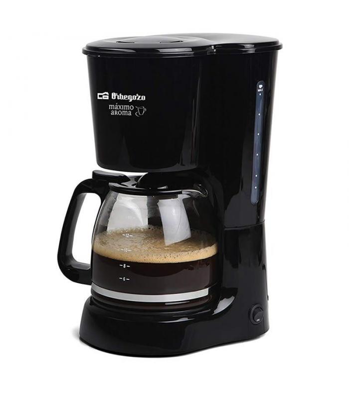 Cafetera de goteo orbegozo cg-4024n - 800w - 15 tazas - jarra cristal -  protección antigoteo