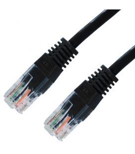 Nanocable CABLE RED LATIGUILLO RJ45 CAT.5E UTP AWG24, NEGRO, 0.5 M - Imagen 1