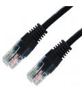 Nanocable CABLE RED LATIGUILLO RJ45 CAT.5E UTP AWG24, NEGRO, 0.5 M - Imagen 1