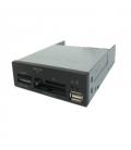 CoolBox CR-400 lector 3½" USB 2.0 interno negro - Imagen 1
