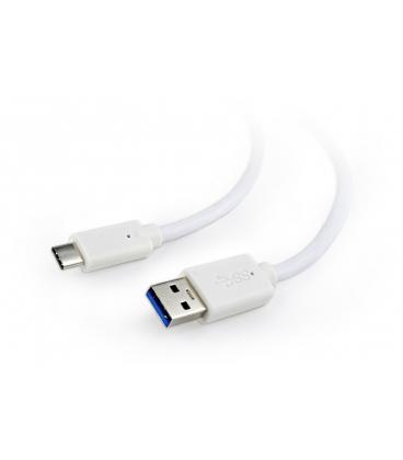 CABLE USB GEMBIRD USB 3.0 A TIPO C 1M BLANCO - Imagen 1