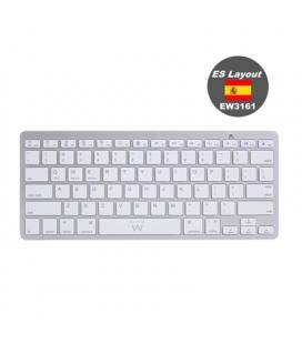 Ewent Teclado Bluetooth iOS/Android/Win Slim Plata - Imagen 1