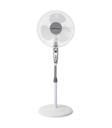 Ventilador de pie orbegozo sf 0147 blanco - 50w - aspas 40cm - 3 velocidades - altura regulable - cabezal oscilante - Imagen 1