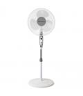 Ventilador de pie orbegozo sf 0147 blanco - 50w - aspas 40cm - 3 velocidades - altura regulable - cabezal oscilante - Imagen 1