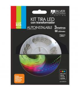 Kit tira led silver sanz 240310 3m - 7.4w - m - rgb - Imagen 1