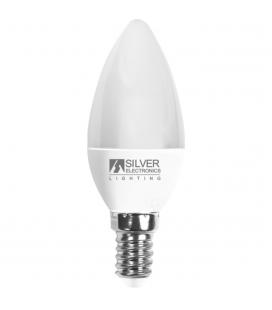 Bombilla led silver sanz 970714 vela 7w - e14 - 3000k - Imagen 1