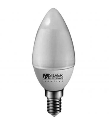 Bombilla led silver sanz 1971214 eco vela 5w - e14 - 6000k - Imagen 1