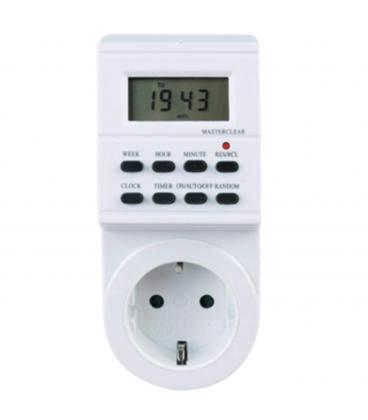 Programador de electricidad silver sanz 49401 digital - semanal - 3600w - 250v - 16a - 50hz - Imagen 1