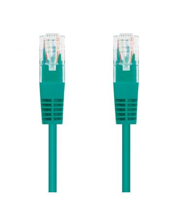 CABLE RED LATIGUILLO RJ45 CAT.6 UTP VERDE, 3.0 M - Imagen 2