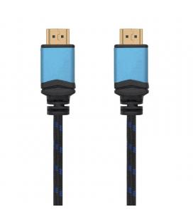 Cable hdmi aisens a120-0356 - v2.0 - conectores hdmi (tipo a) macho - multiple apantallamiento y recubrimiento nylon - 1m - - Im