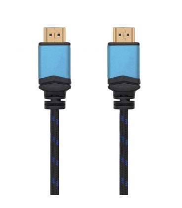 Cable hdmi aisens a120-0356 - v2.0 - conectores hdmi (tipo a) macho - multiple apantallamiento y recubrimiento nylon - 1m - - Im