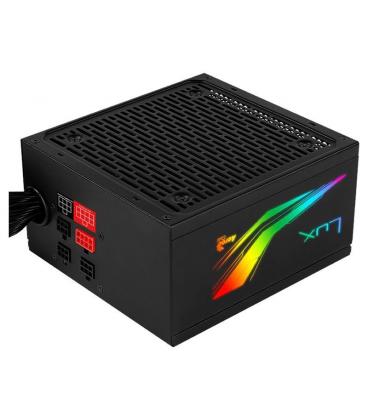 Fuente alimentación aerocool lux rgb 650m - 600w - ventilador 12cm - eficiencia bronze eu 80plus - 13 efectos iluminación - Imag