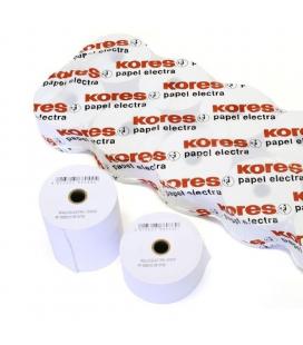 Pack 10 rollos papel electra kores 66621500 - 75*65*12 - 36.5m. - ø12mm - para impresión en offset - Imagen 1