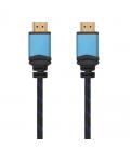Cable hdmi aisens a120-0355 - certificado 4k hdr 60hz premium - conectores tipo a macho-macho - color negro/azul - 0.5m - Imagen