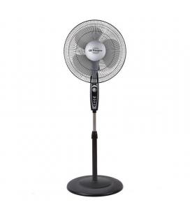 Ventilador de pie orbegozo sf 3347 - 50w - aspas 40cm - 3 velocidades - temporizador - altura regulable - cabezal oscilante - Im