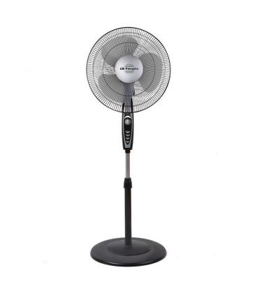 Ventilador de pie orbegozo sf 3347 - 50w - aspas 40cm - 3 velocidades - temporizador - altura regulable - cabezal oscilante - Im