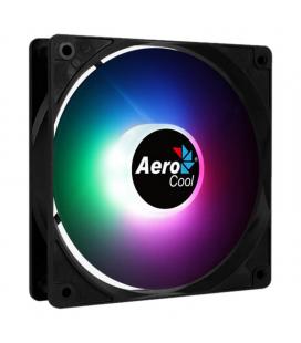 Ventilador aerocool frost rgb - 12cm - led rgb fijo - aspas curvadas - molex/3 pin