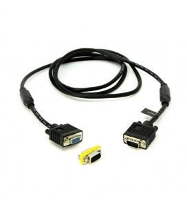 Cable vga phoenix macho macho 3m negro - Imagen 1