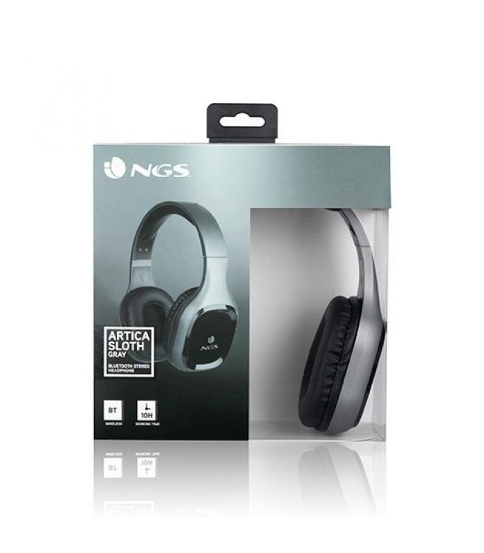Auriculares bluetooth ngs ártica sloth gray bt5.0 Auriculares bluetooth ngs ártica sloth gray bt5.0