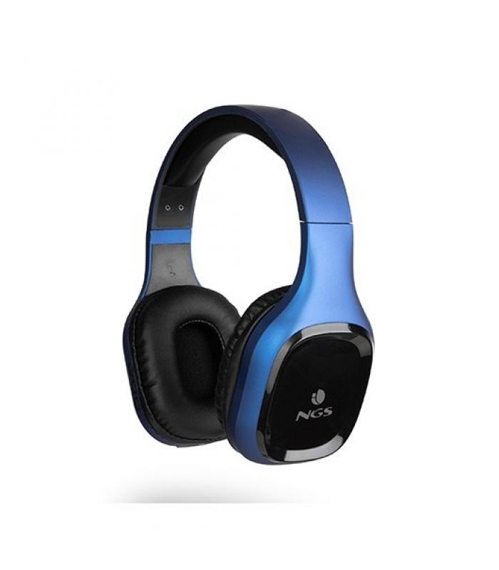 Auriculares bluetooth ngs ártica sloth blue bt5.0 NGS Auriculares Inalámbricos Bluetooth Azul en Auricular con