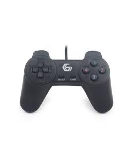 Gembird JPD-UB2-01 Gamepad PC Negro mando y volante - Imagen 1