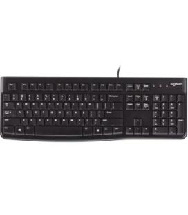 Teclado logitech k120 usb negro ruso - Imagen 1