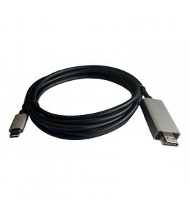 Cable hdmi macho a usb tipo-c 3go c137 - compatible 4k @60fps - 2 metros - Imagen 1
