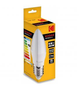 Bombilla kodak led vela c37 - e14 - 480lm - calido 3000k - 6w=40w - no regulable