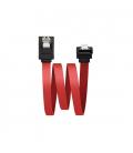 CABLE DATOS SATA ACODADO NANOCABLE 0.5M ROJO - Imagen 3