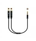 CABLE ADAP.AUDIO JACK 3.5 4PIN-2XJACK3.5 3PIN 30CM - Imagen 4