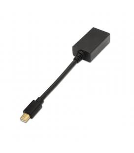 Adaptador mini displayport a hdmi aisens a125-0137 - conectores dp (20 pines) macho / hdmi tipo a hembra - 15cm - negro