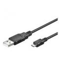 Cable usb ewent usb 2.0 tipo a - micro usb 2.0 1.8m - Imagen 1