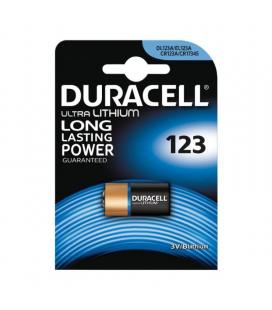 Pila litio duracell ultra m3 dl123 - 3v - no recargable - especial para cámaras