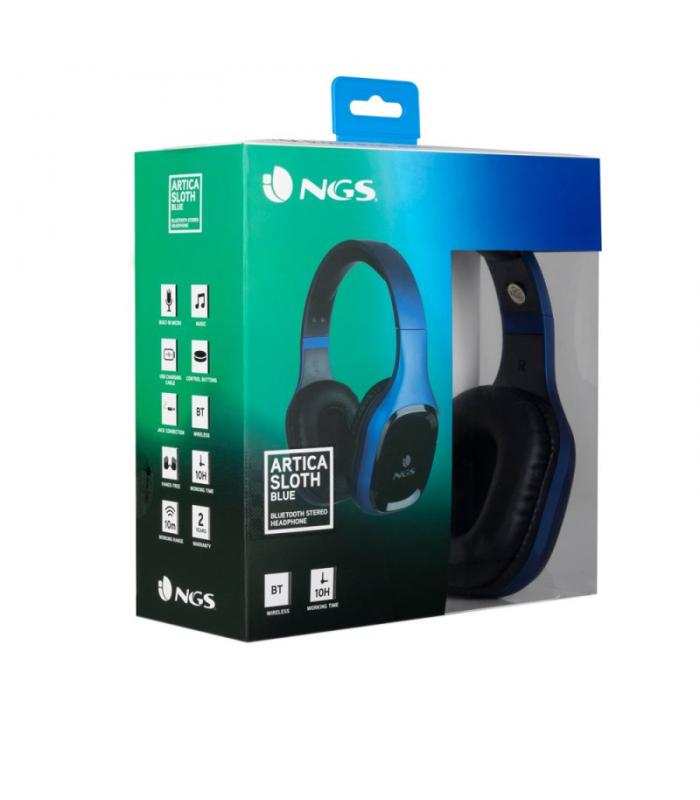 Auriculares bluetooth ngs ártica sloth blue bt5.0 Auriculares bluetooth ngs ártica sloth blue bt5.0