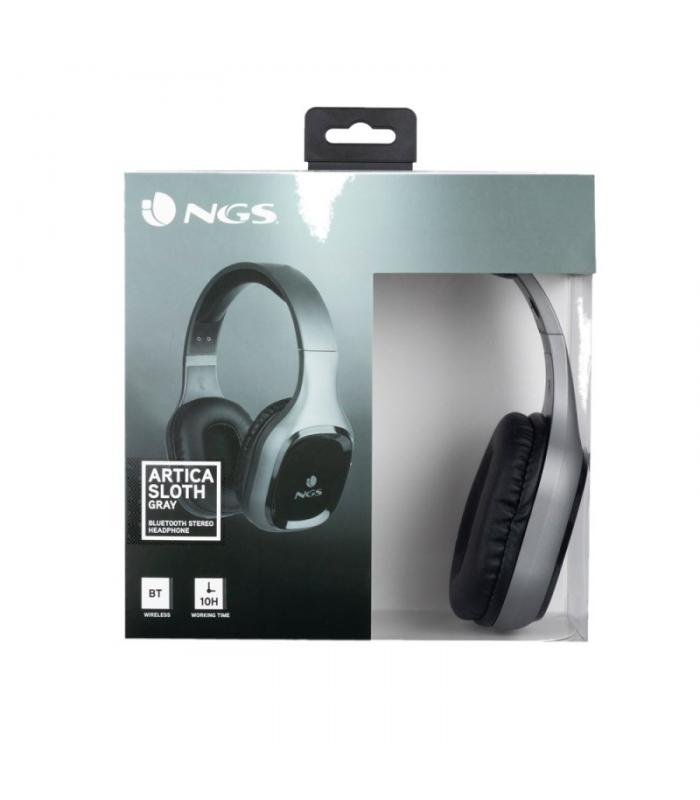Auriculares bluetooth ngs ártica sloth gray bt5.0 Auriculares bluetooth ngs ártica sloth gray bt5.0