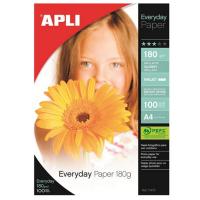 Papel foto a4 180 gr - cien hojas - apli