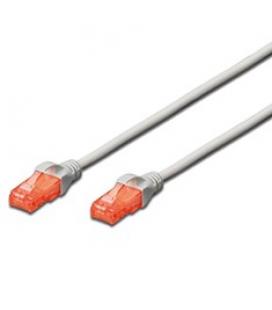 Cable red ewent latiguillo rj45 utp cat6 3m gris - Imagen 1