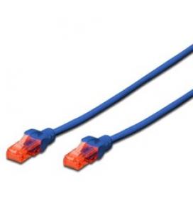 Cable red ewent latiguillo rj45 utp cat6 3m azul - Imagen 1