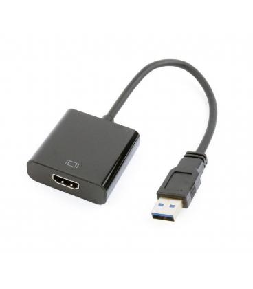 ADAPTADOR GEMBIRD USB 3.0 A HDMI NEGRO - Imagen 1