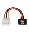 Cable de alimentación sata acodado aisens a131-0163 - molex 4pin/m-sata hembra - 16cm - 100% cobre - Imagen 1