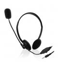 AURICULARES C/MICROFONO EWENT EW3567 C/VOLUMEN NEGRO - Imagen 4