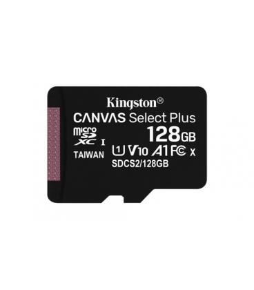MEMORIA FLASH 128GB CANVAS SELECT PLUS MICROSD SIN ADAPTADOR KINGSTON - Imagen 1