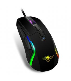 Ratón spirit of gamer pro-m7 - 4800dpi - 7 botones - retroiluminacion led 11 efectos - usb - cable 1.7m