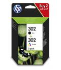 TINTA HP 302 PACK AHORRO NEGRO,TRI-COLOR X 2 - Imagen 8