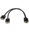 CABLE BIFURCADOR SVGA NANO CABLE HDB15/M - 2HDB15/H 0,45M NEGRO - Imagen 8
