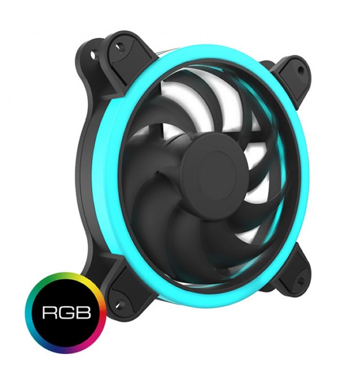 Hiditec Ventilador Gaming 120MM RGB VENTILADOR HIDITEC VGCH10001 120MM ILUMINACIÓN LED RGB