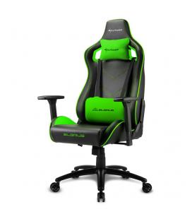 SILLA GAMING SHARKOON ELBRUS 2 NEGRO VERDE 160º - Imagen 1