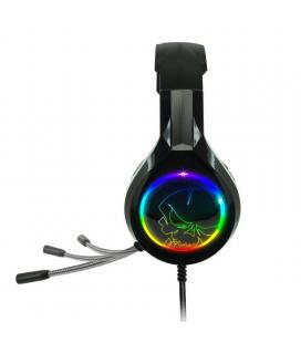 Auriculares con micrófono spirit of gamer pro-h8 rgb - drivers 50mm - retroiluminación rgb - conector usb/jack 3.5 - cable 2m -