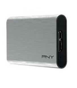 Disco duro externo solido hdd ssd pny cs1050 960gb usb 3.1 plata