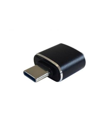 Mini adaptador usb 3.1 gen2 aisens a108-0369 - conectores tipo usb-c/m a usb tipo a/h - 3a - negro - compatible con puerto - Ima